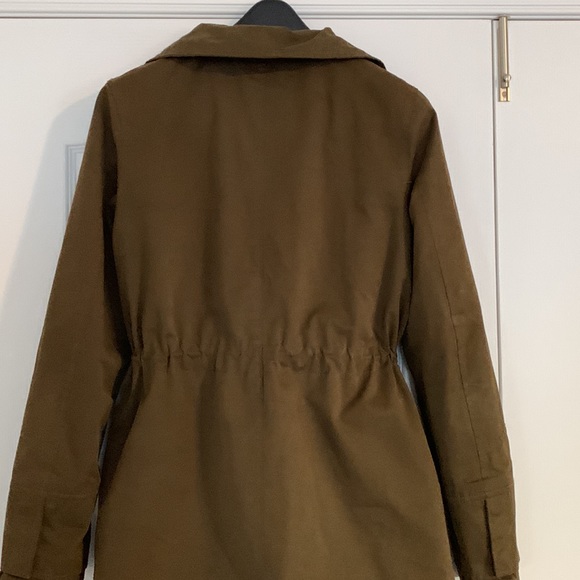 EUC olive coloured  Zara coat. - Picture 9 of 11